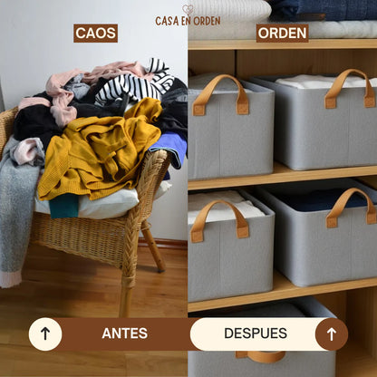 Organizadores de Ropa Plegables (Comprá 1 y lleváte 3)